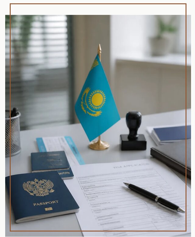 Оформление визы в Казахстан для поездки и работы в Алапаевске